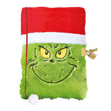 Totum fluffy notitieboek grinch