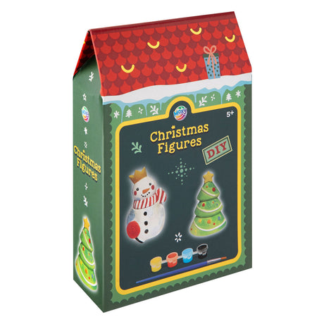 Creative craft group beschilder je eigen kerstfiguur - inclusief kwast en verf