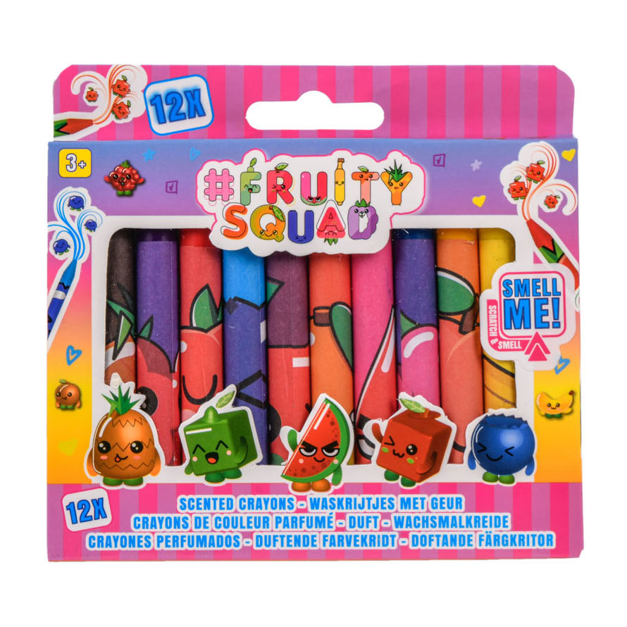 Canenco fruity squad krijtjes met geur, 12st.