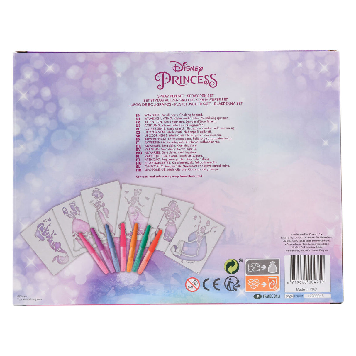 Canenco Prinses Blaaspennen Set