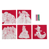 Canenco disney princess vilt kleuren, 5st.