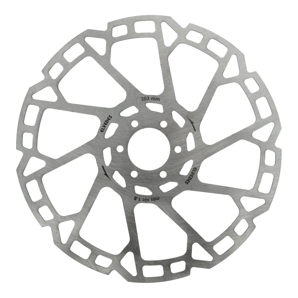 Elvedes remschijf 6-gaats ø203mm t=2,0mm