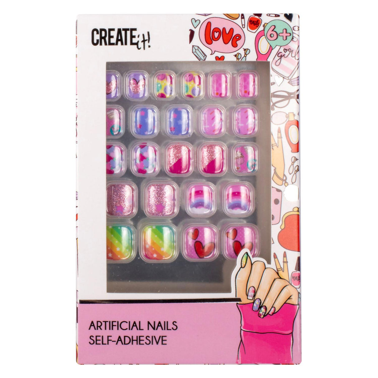 Create It! Beauty Kunstnagels Zelfklevend