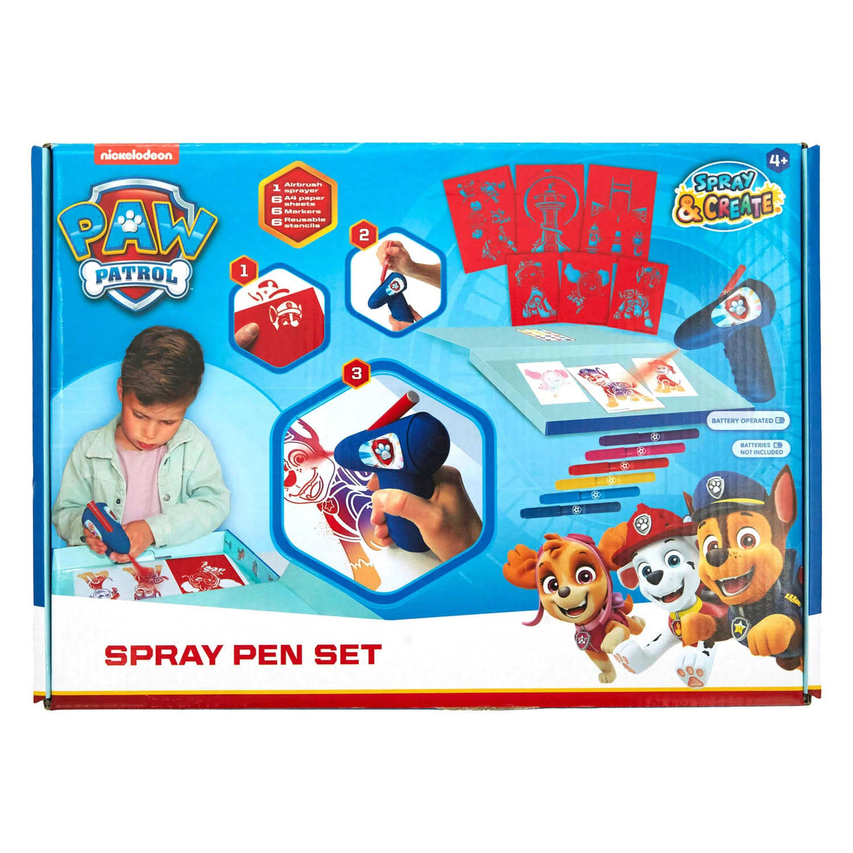 Canenco paw patrol spraypen set