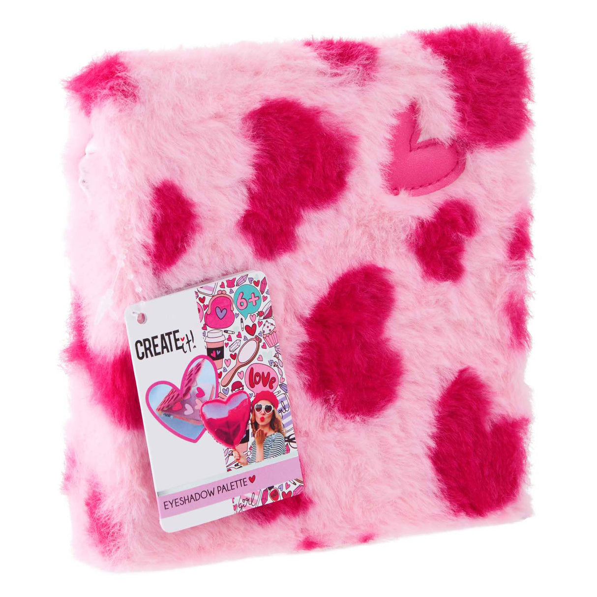 Create it! - oogschaduw boekje - fluffy hartjes