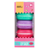 Create It! Candy Lippenbalsem Macaron Box, 3st.