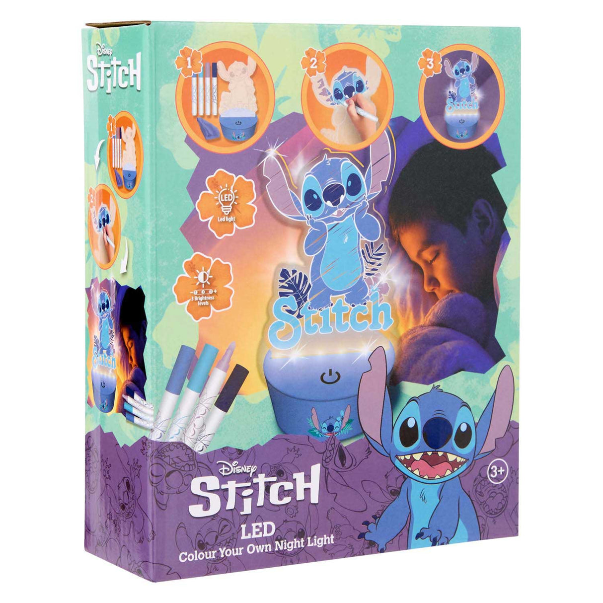 Canenco stitch maak je eigen led nachtlampje