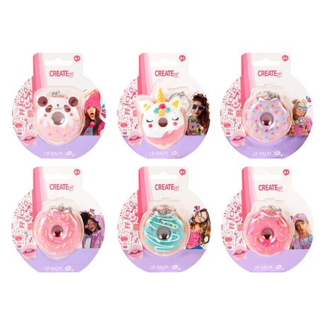 Canenco create it! donut lipbalsem sleutelhanger
