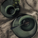 Dutch rose serenity bord ø18,5cm groen 4st