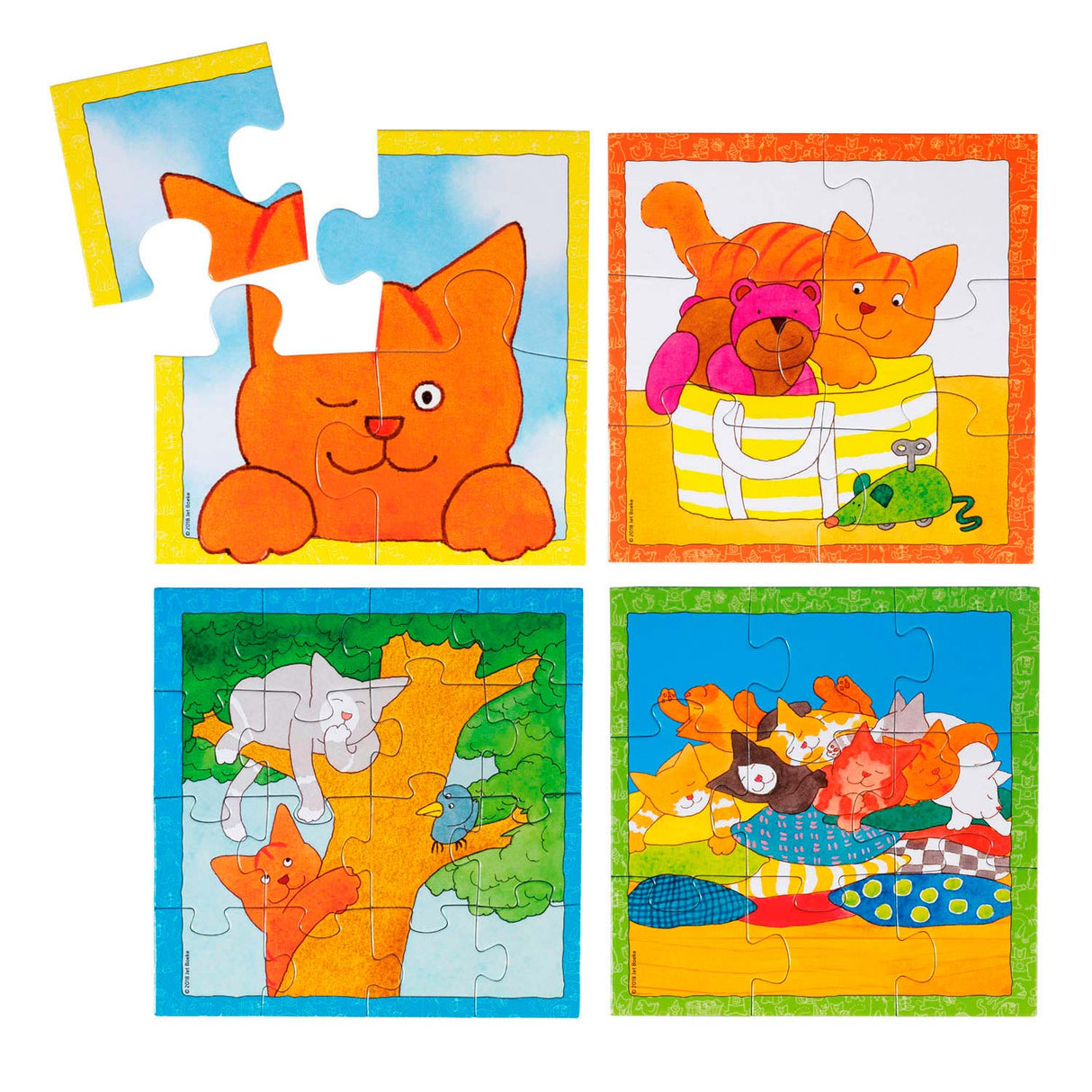 Dikkie Dik Puzzel, 4in1