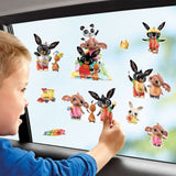 Totum bing raamstickers, niet permanente verplaatsbare stickers met speelachtergrond - educatief speelgoed junior vanaf 3 jaar - bambolino toys