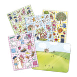 Totum fien teun raamstickers, niet permanente verplaatsbare stickers - met speelachtergrond - vanaf 3 jaar - bambolino toys