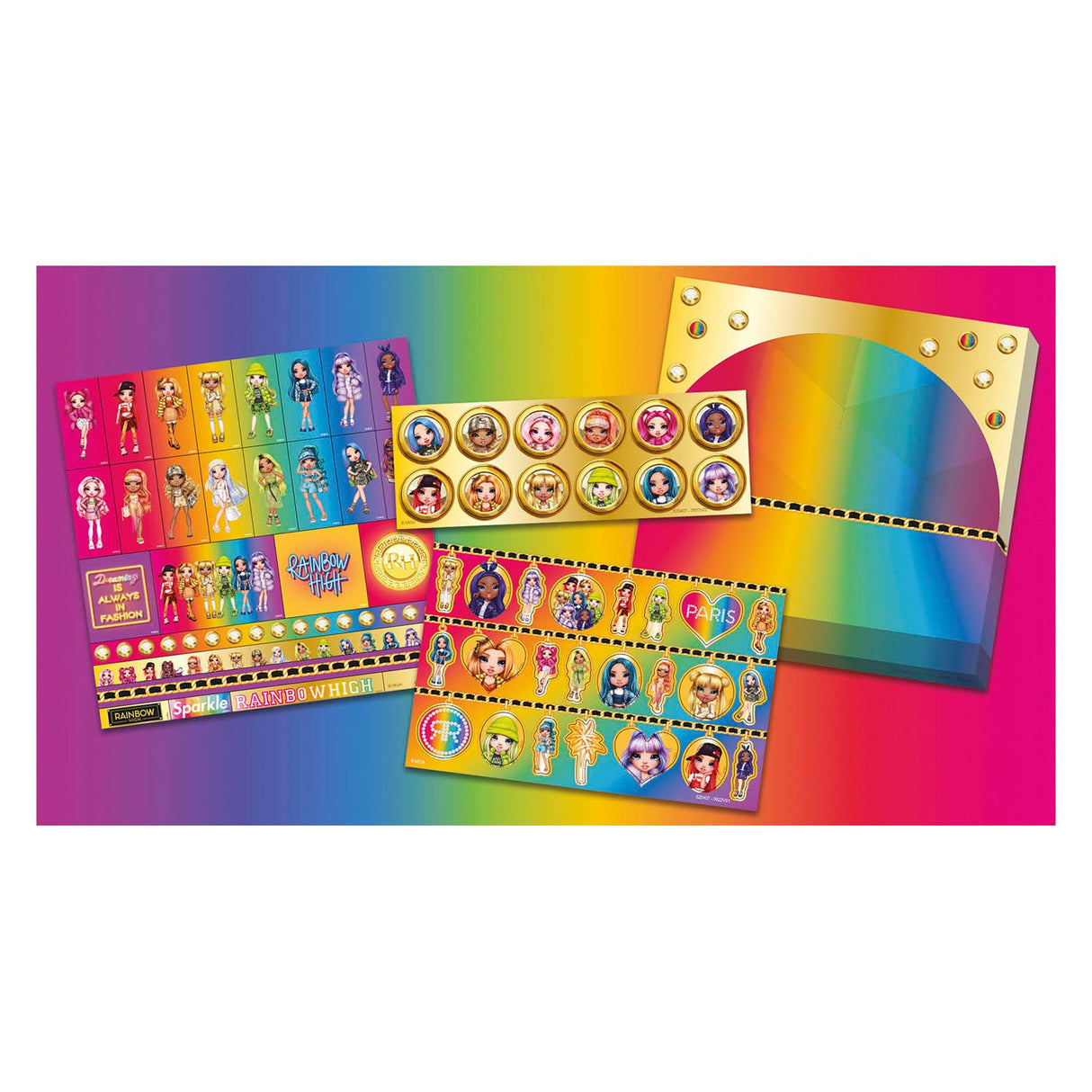 Totum Rainbow High Stickerset