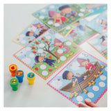 Fien teun creatieve stempelset, stempels en gekleurde kaarten - creatief, educatief speelgoed - boerderij speelgoed - vanaf 3 jaar - bambolino toys