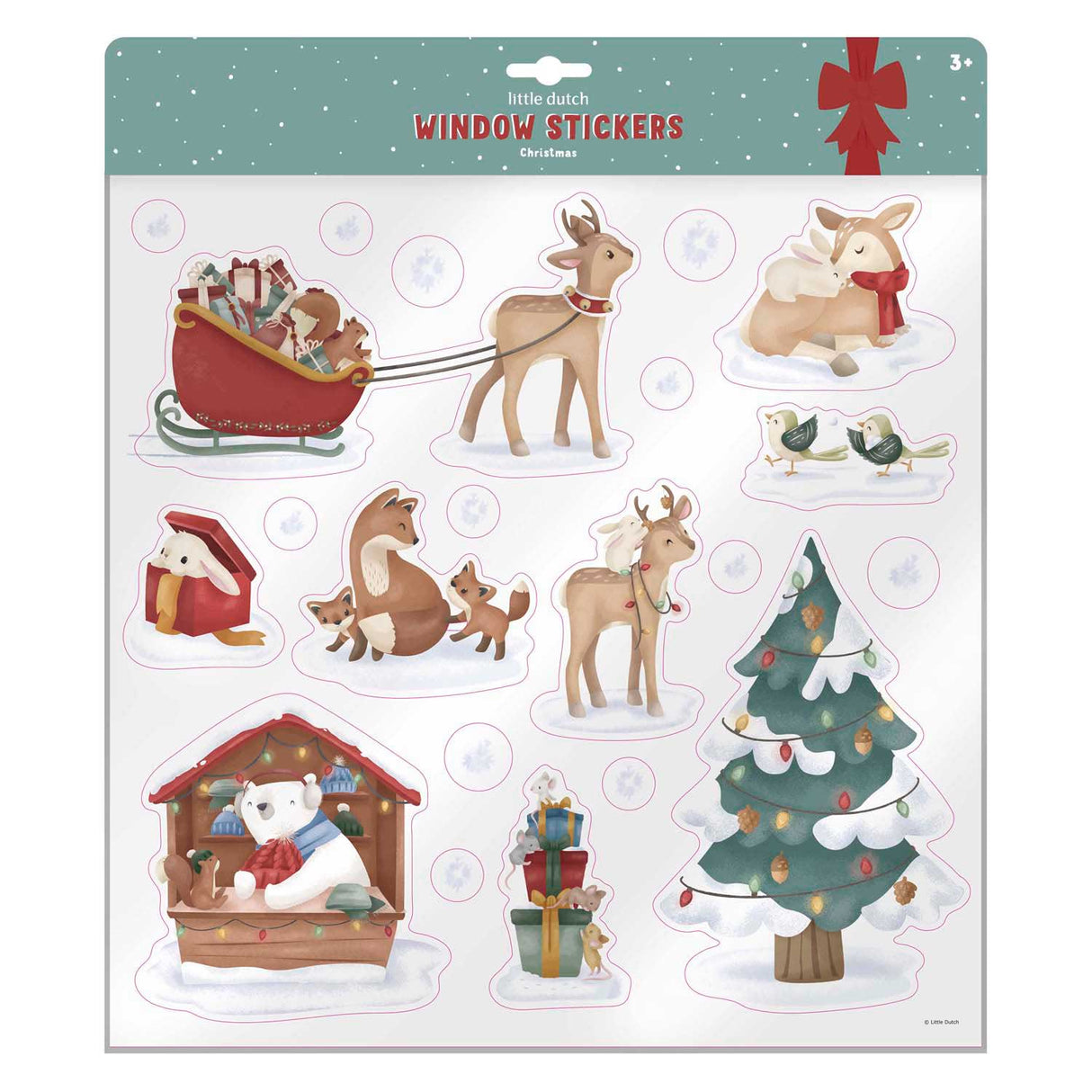 Bambolino toys raamstickers kerst