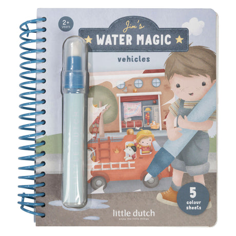Little dutch watertekenboek jim vehicles - water magic book