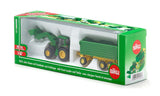 Siku 1843 john deere met aanhangwagen 1:87