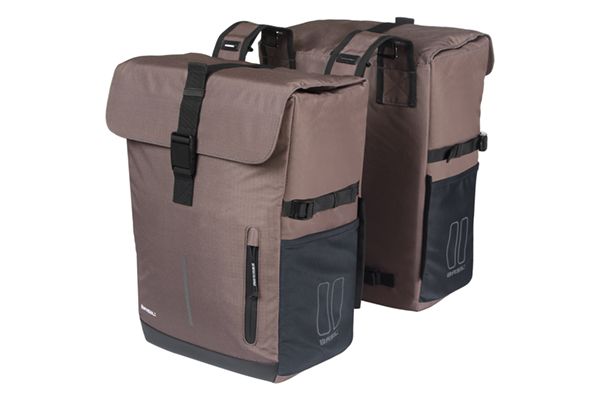 Basil tas move dubbel bruin | 30l