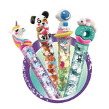 Clementoni idea - pennen creatiestudio - knutselpakket vol accessoires - kawaii glitterpennen - het creatieve cadeautje - vanaf 6 jaar
