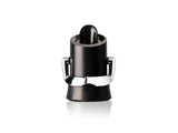 Vacu vin champagne saver server – champagne stopper met schenktuit – houdt bubbels langer vers – zwart