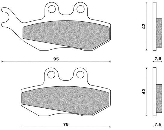 Newfren Remblokset FD0281 Generic Trigger Toxic Voor