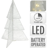 No brand boom vouwbaar met led 50 cm wit | 2 stuks