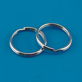 Vaessen creative • steel split ring 25mm 10pcs silver