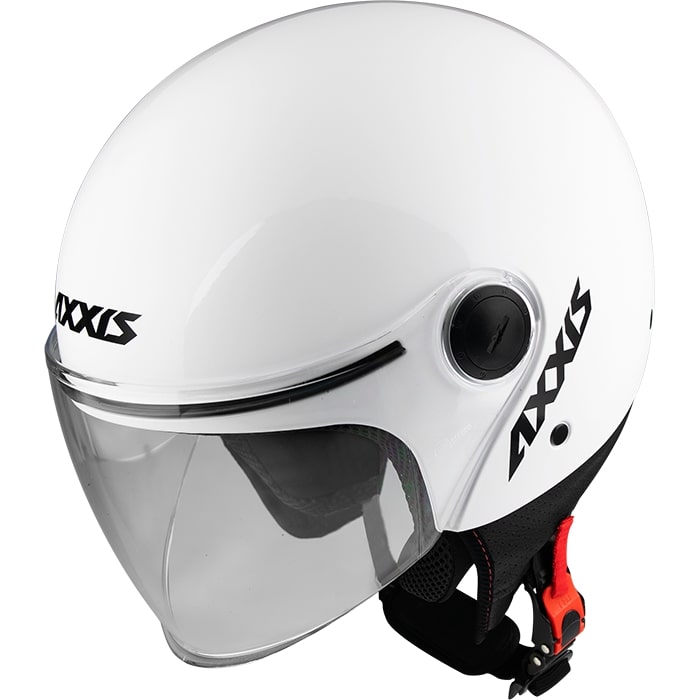 Axxis helm square solid glans wit s