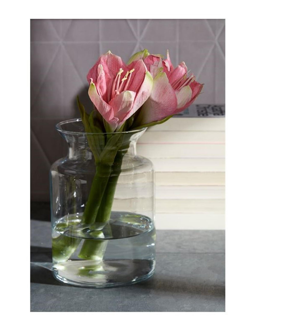 Hakbijl glass vaas essentials brenda glas ø14xh20cm