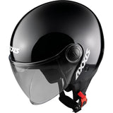 Axxis helm square solid glans zwart s