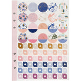 Creativ company https: www.cchobby.nl stickerboek-bloemen-a5-goud-paars-roze-1-stuk