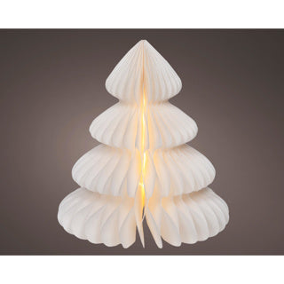 Kaemingk micro led boom papier steady binnen fsc mix 100% dia24cm x h.28cm | 2 stuks