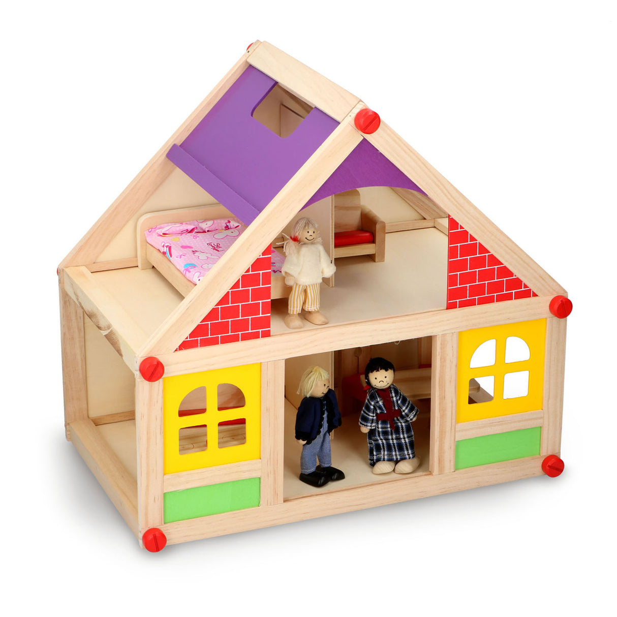 Houten Poppenhuis, 11dlg.