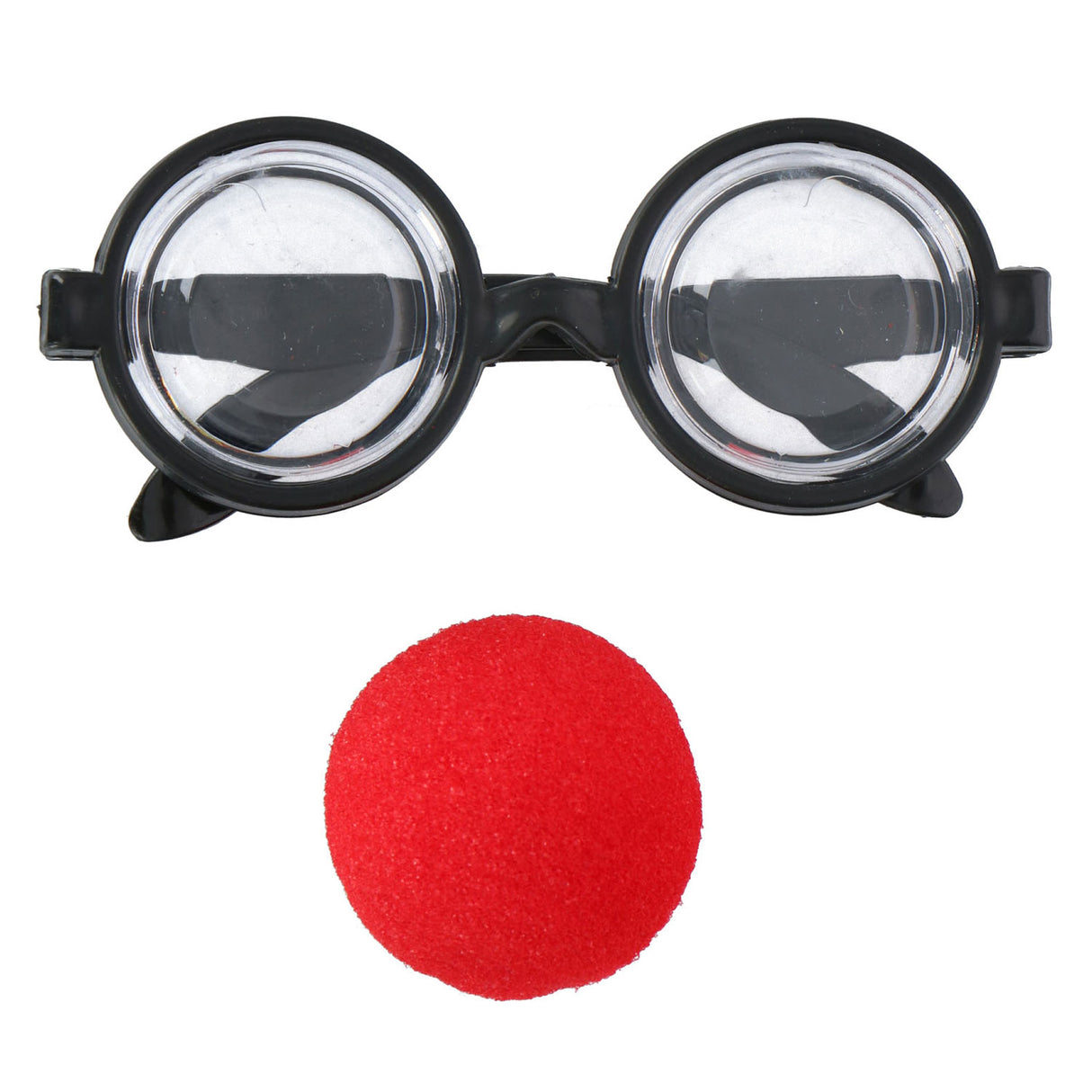 Clown bril en neus