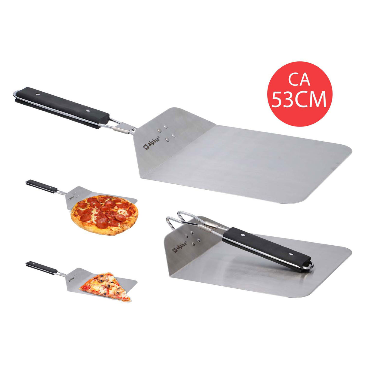 Pizzaschep inklapbaar