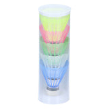 Eddy toys badminton shuttles - 5 stuks – badminton shuttlecocks plastic – gekleurde badminton shuttles – badminton ballen voor training en recreatief spel