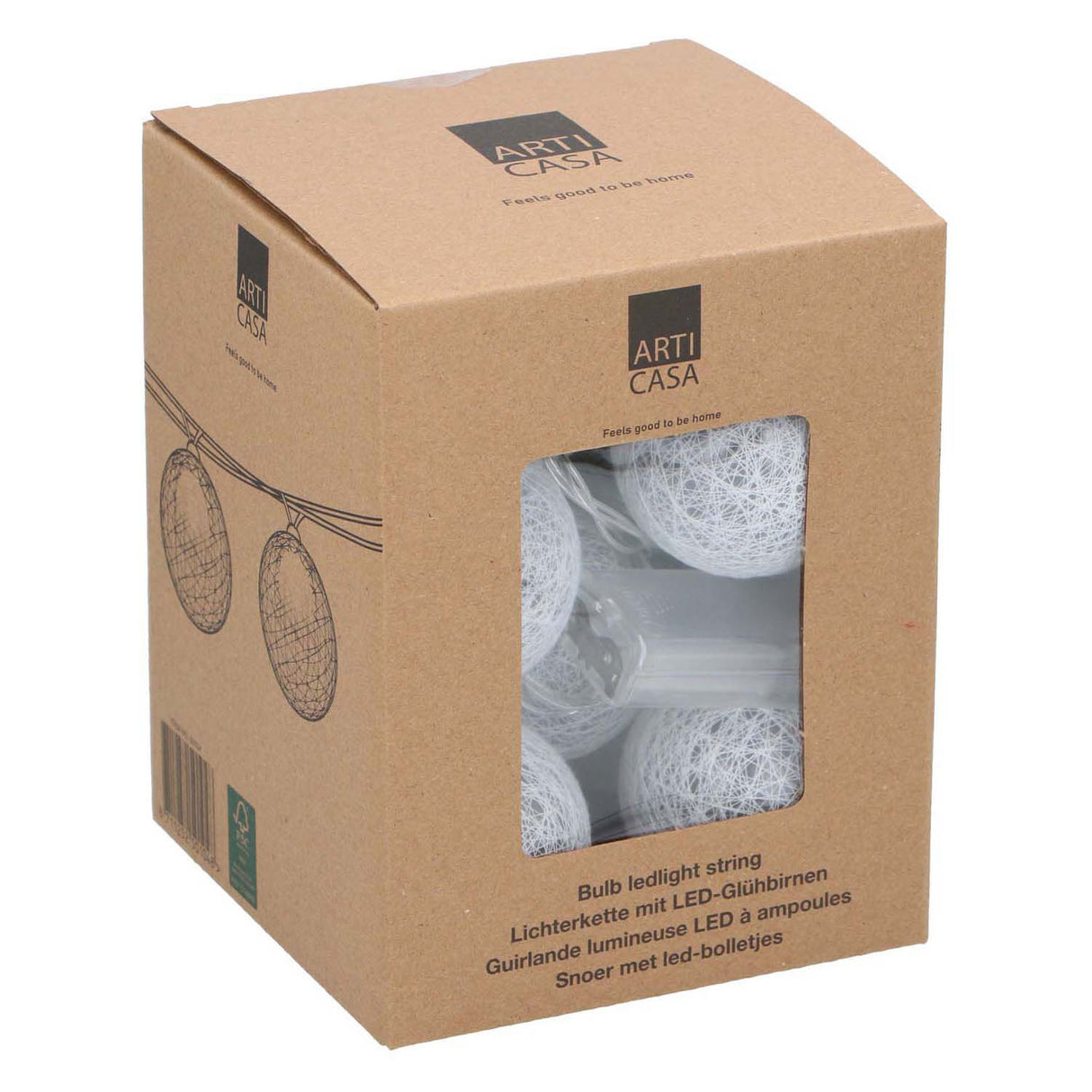 Snoer met 10 led-bolletjes