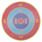 Eddy toys werpspel 5-delig - zwembad speelgoed kinderen - drijvend doelspel met schijven - spel voor water en tuin - diameter 65cm - multicolor
