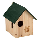 Houten eekhoornhuisje