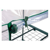 Kinzo kweekkas - broeikas tuinkas 69x49x125 cm - kweekbak met 3 verdiepingen - transparant broeikast design met ritssluiting - broeikas kweekkas voor groenten kweken - groen