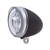 Spanninga swingo koplamp zwart batt. kaart