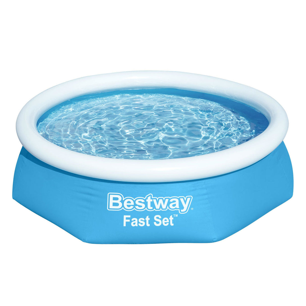 Bestway zwembad fast set opblaasbaar rond 244x66 cm 57265