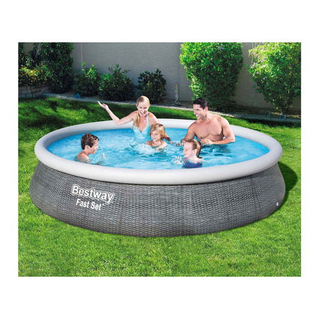 Bestway zwembad fast set set rond rotan, 396cm