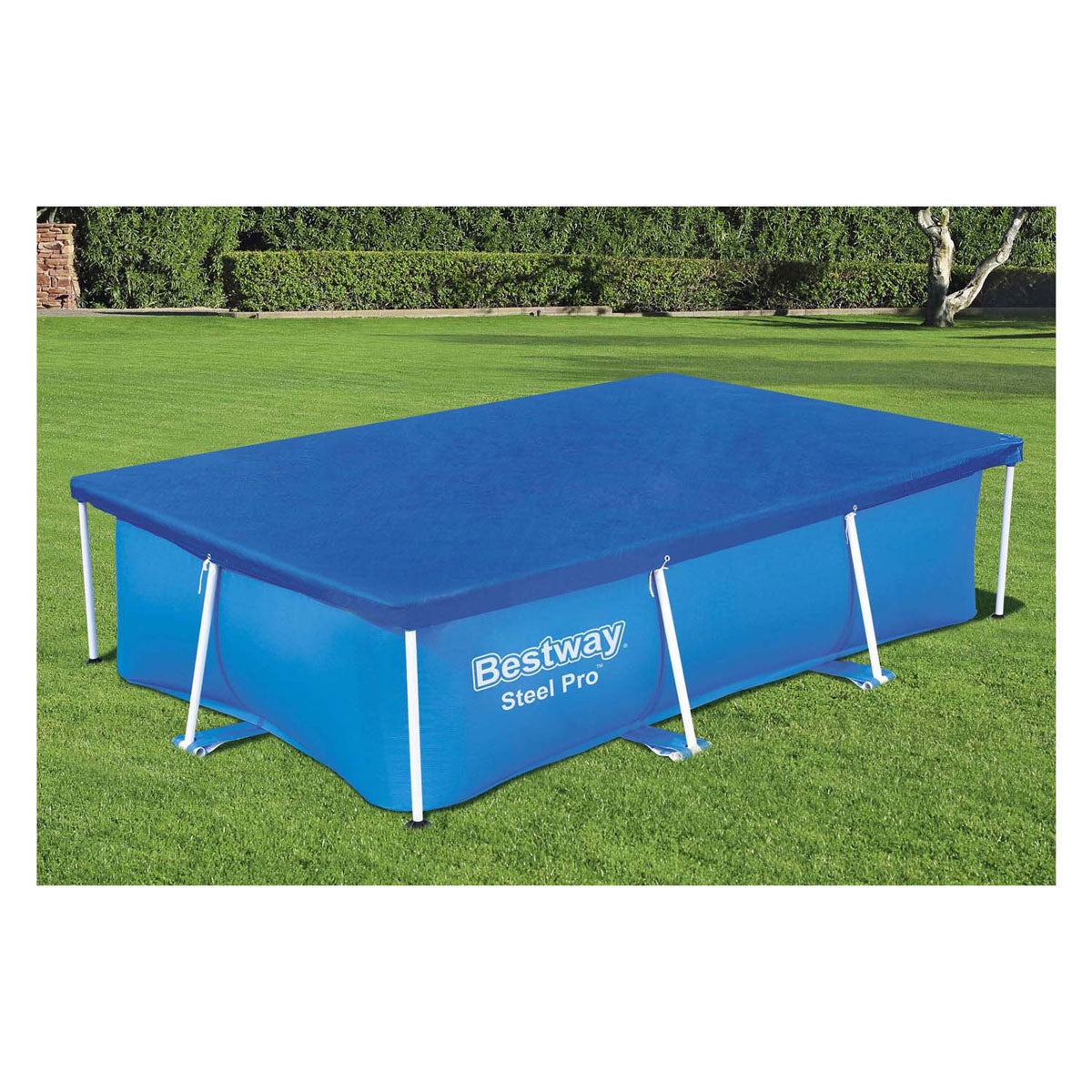 Bestway afdekzeil steel pro rechthoek, 259cm
