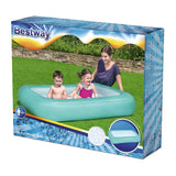 Bestway opblaasbaar kinderzwembad baby gewatteerde bodem 104x25 cm +2 jaar tuin 51115