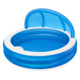 Bestway familiebad rond summer days met uv zonnescherm, 241cm