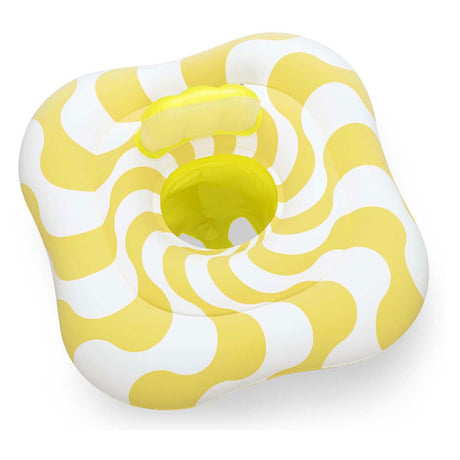 Bestway zwemzitje comfort plush wavy square, 1-2 jaar