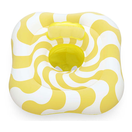 Bestway zwemzitje comfort plush wavy square, 1-2 jaar