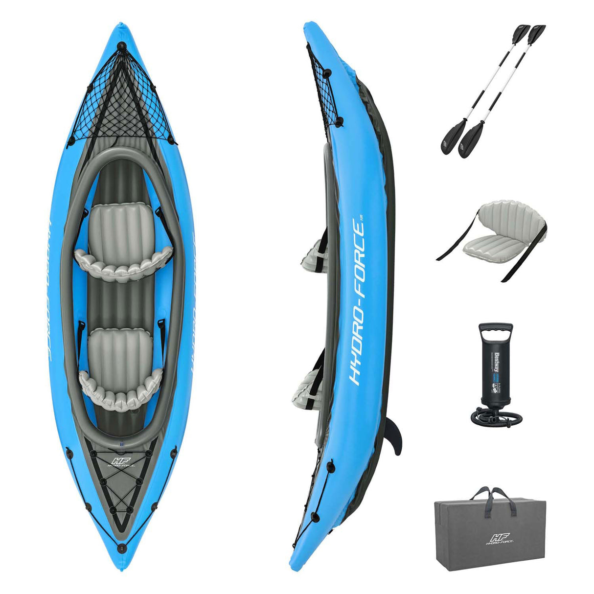 Bestway hydro force kajak cove champion x2 set