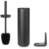 Brabantia mindset wc borstel met houder - vrijstaand en hangend - mineral infinite grey